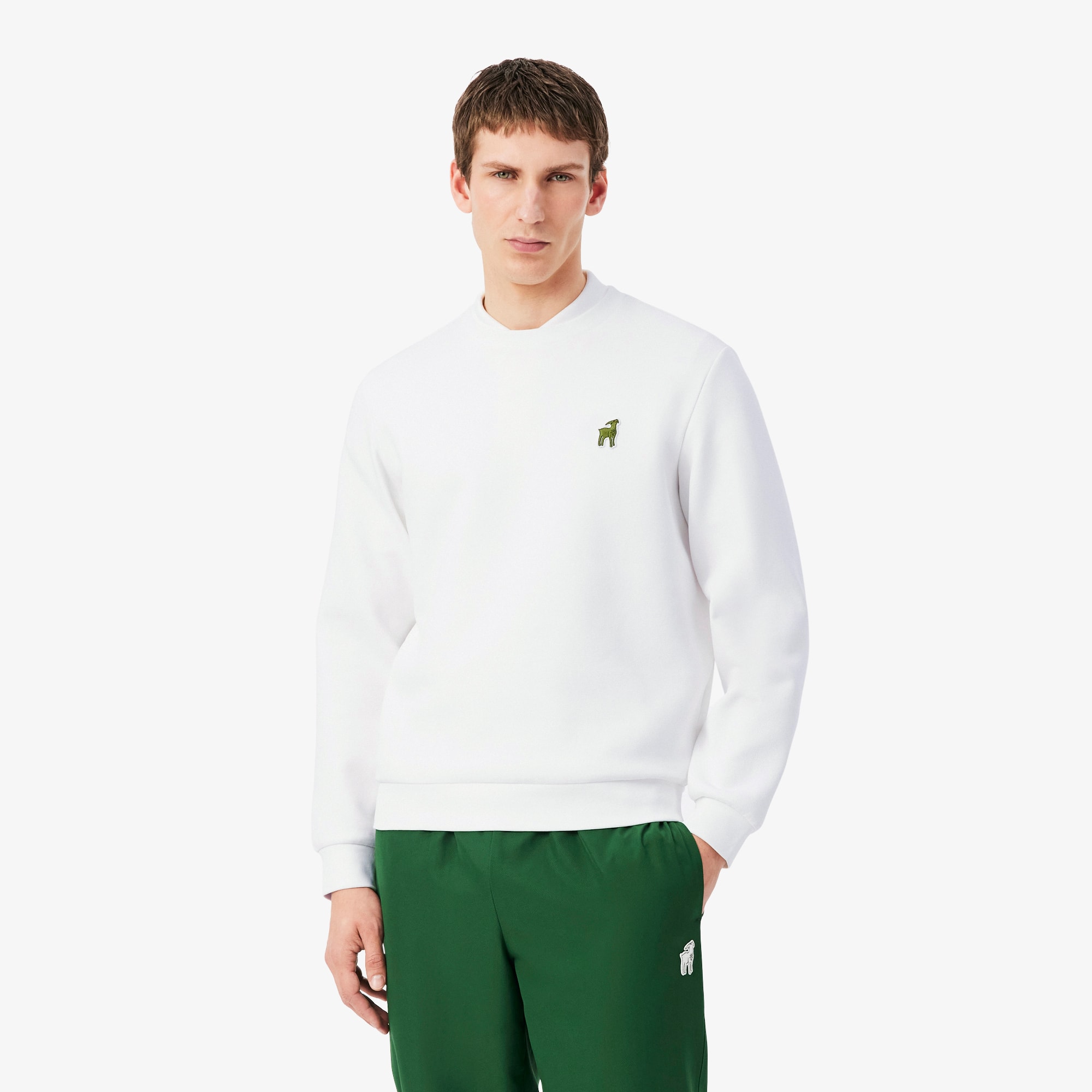 Moletom GOAT Lacoste x Novak Djokovic - Coleção de Tênis Masculina