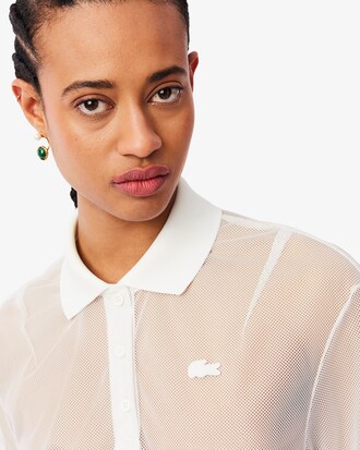 Polo De Mesh Runway Oversized