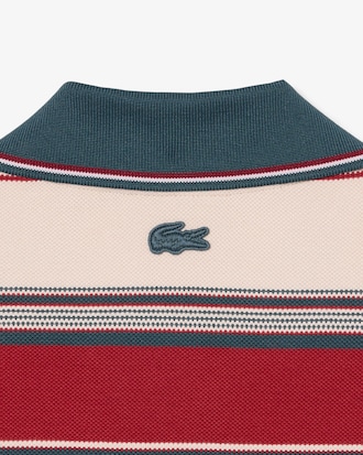 Polo de piqu&eacute; a rayas de corte holgado Runway