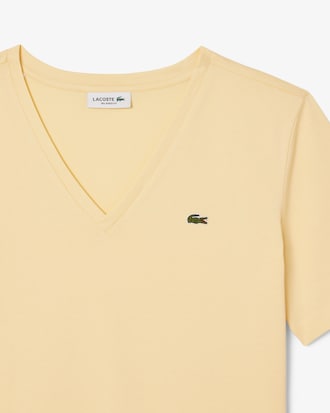 Remera de Algod&oacute;n Suave Cuello en V Fit Relax