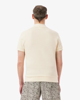 Polo de Algod&atilde;o com Detalhe Rendado &ndash; Modelagem reta