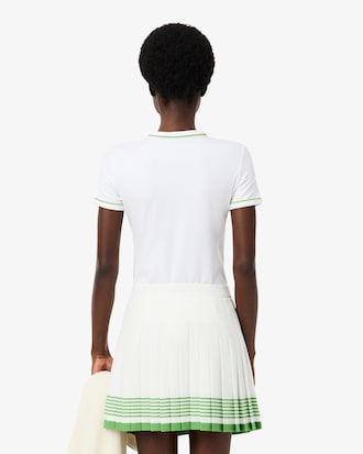 Camiseta de Malha com Acabamento Contrastante