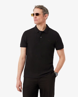 Polo de punto de canal&eacute; de corte cl&aacute;sico
