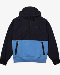 Jaqueta pul&ocirc;ver masculina em dois materiais