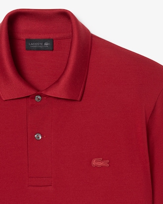 Polo de piqu&eacute; de seda de corte cl&aacute;sico Runway