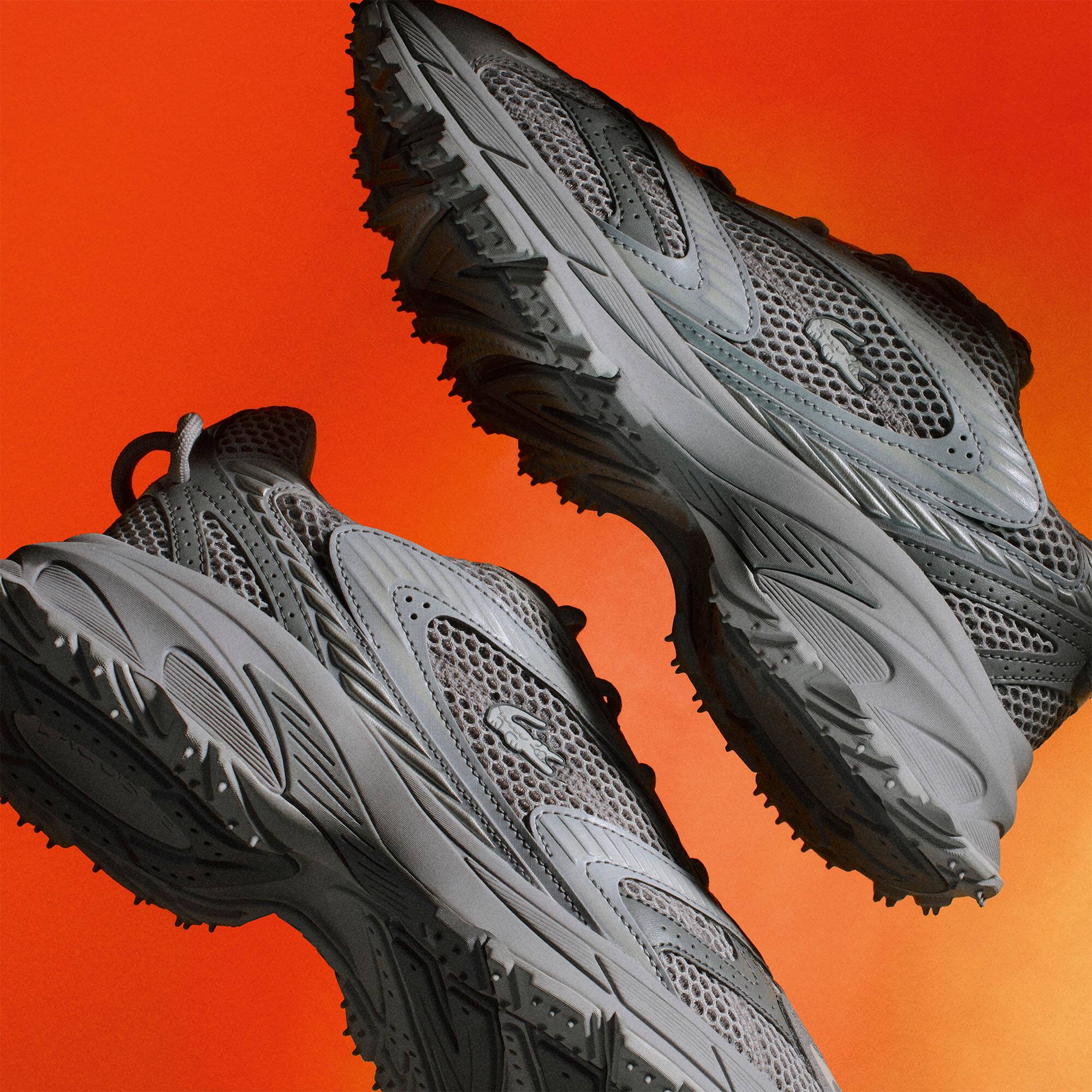 Tênis de Malha Feminino L003 Neo Shot Lacoste em Dois Tons