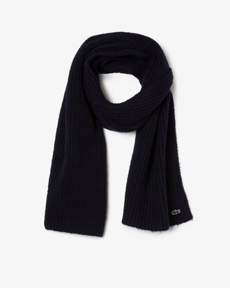 Cachecol unissex em l&atilde; canelada