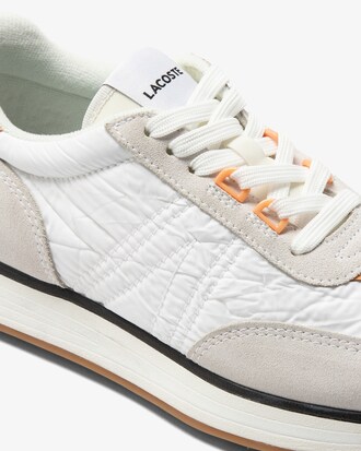 T&ecirc;nis feminino Lacoste L-Spin em tecido