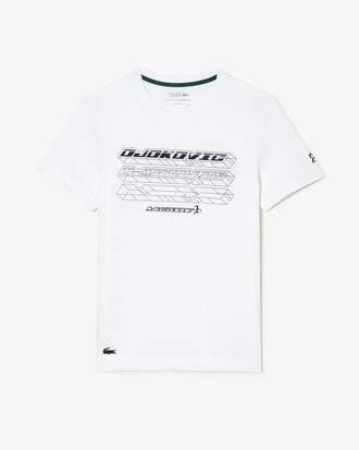 Camiseta masculina Lacoste Tennis x Novak Djokovic Regular Fit