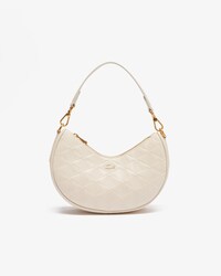 Bolsa Maheki em Couro embossed Estilo Half Moon