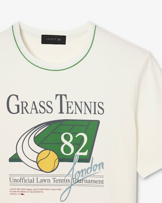 Remera con estampado de tenis Runway