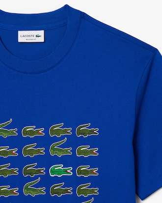 Camiseta Relaxed Fit com estampa emblemática