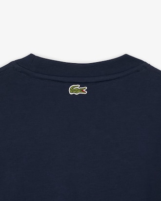 Camiseta em Malha de Algod&atilde;o Bordada e Estampada