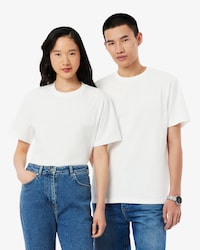 Camiseta de malha com Logotipo em Baixo-Relevo