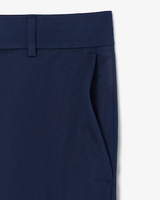 Pantal&oacute;n chino de corte recto de tela gabardina de algod&oacute;n