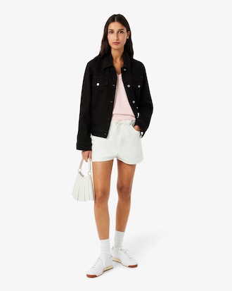 Su&eacute;ter Tricotado Sem Costura com Decote em V