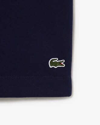 Shorts Masculino Lacoste de Lã de Algodão Escovado Orgânico