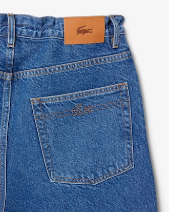 Jeans em Denim de Ajuste Folgado