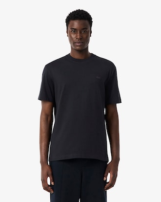 Camiseta em malha estampada