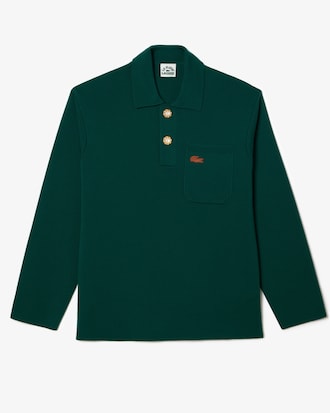 Polo Manga Longa Lacoste x le FLEUR