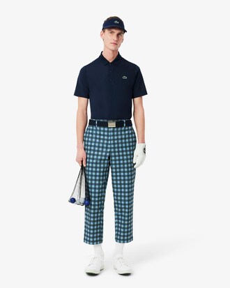 Camisa Polo Masculina Manga Curta de Jersey em Modelagem Regular