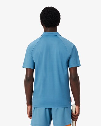 Polo de Algod&atilde;o com Detalhe Rendado Modelagem reta