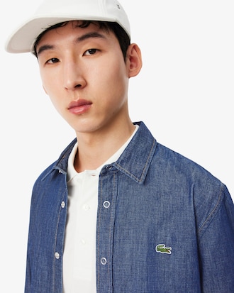 Camisa em Denim Leve Ajuste Regular