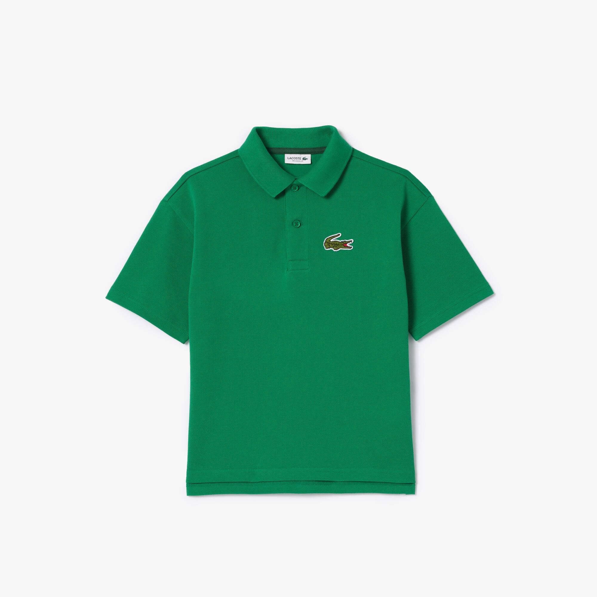 Polo Esportiva em Tecido Petit Piqué Bouclé Lacoste