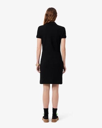 Vestido Estilo Polo De Piqué Elastizado Slim Fit
