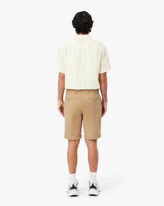 Bermuda Chino em Sarja de Algod&atilde;o Stretch &ndash; Modelagem reta