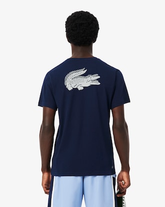 Remera deportiva gr&aacute;fica con cocodrilo UltraDry