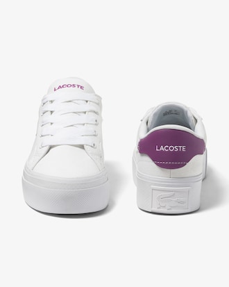 T&ecirc;nis feminino Lacoste Ziane Platform em tecido