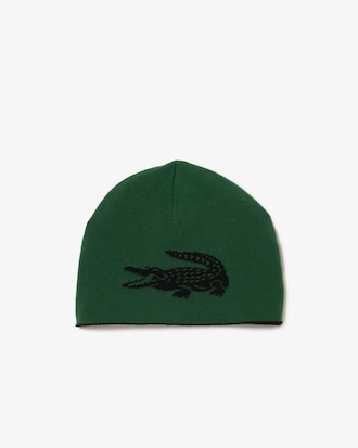 Gorro Revers&iacute;vel com Crocodilo