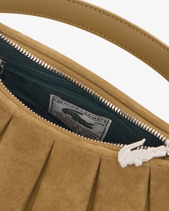 Bolsa Pequena Lenglen de Couro Camur&ccedil;a