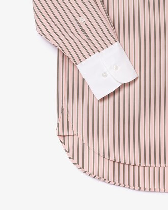 Camisa Larga Oversize De Popelín