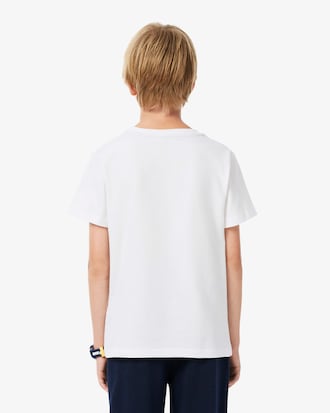 Camiseta Unissex de Algod&atilde;o com Gola Redonda