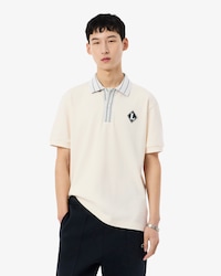 French Made Classic Fit Badge Polo Shirt