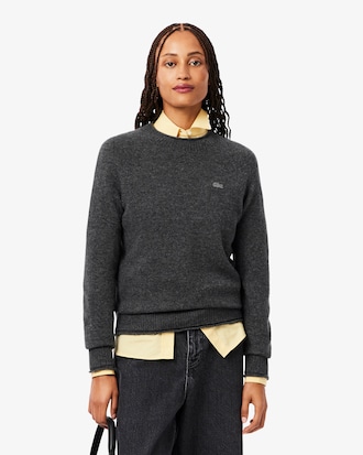 Su&eacute;ter de L&atilde; Cardada de Malha 3D