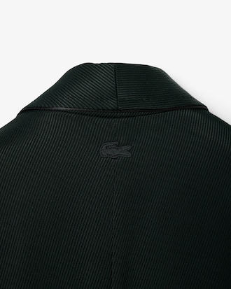 Blazer Runway Satin Shawl Neck 