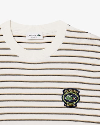 Sweater De Algodón Con Insignia Lacoste