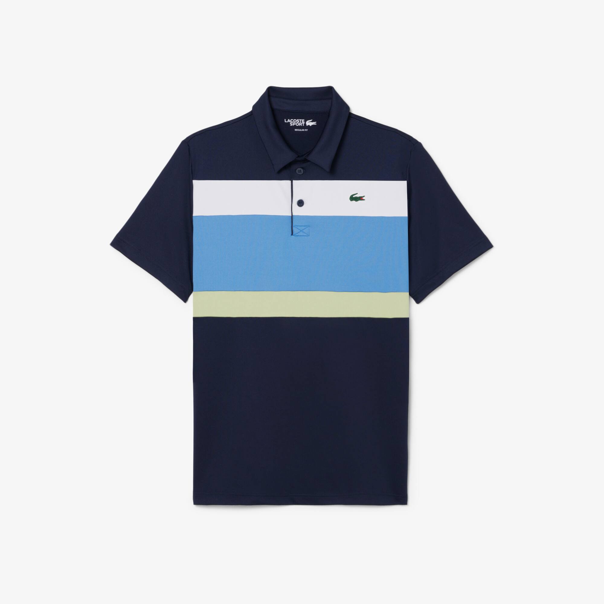 Polo Golf Ultra Dry Stretch com Colour-Block - Lacoste - Novidades