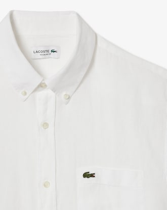 Camisa de Lino Manga Corta