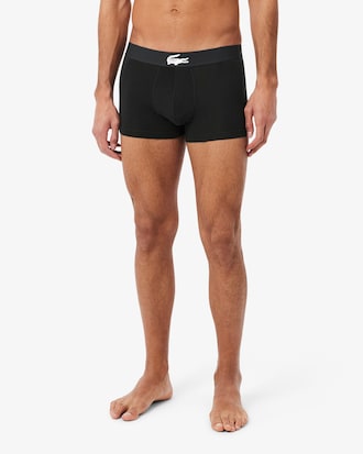 Kit com 3 Cuecas Boxer em Malha Stretch