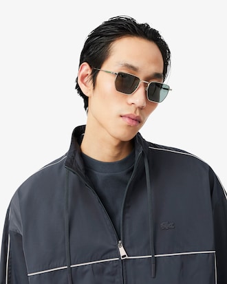 Water-Repellent Trim Accent Track Jacket