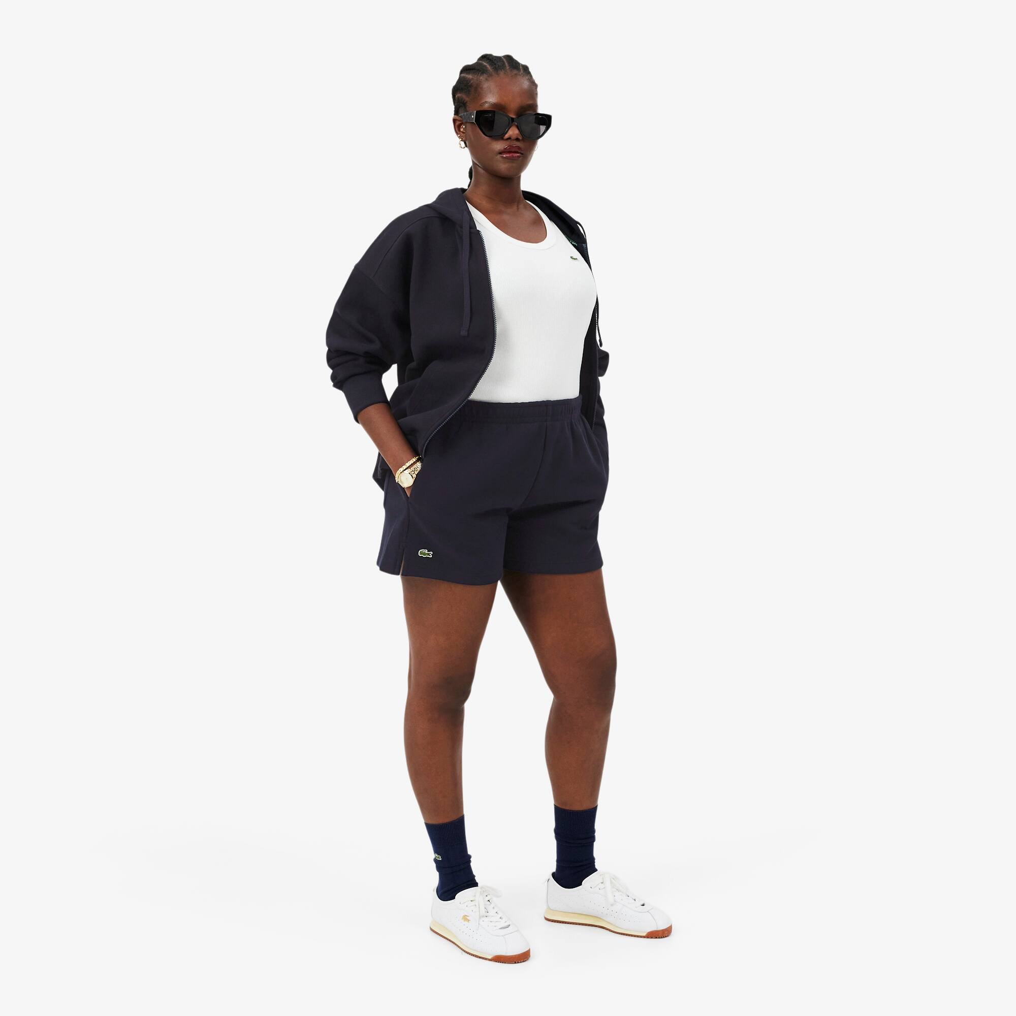 Short Feminino Lacoste Dupla Face em Algodão Orgânico