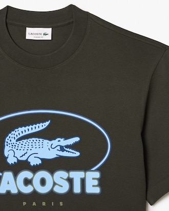 Camiseta de Algodão Pesado com estampa Gráfica