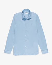 Camisa De Poplin Elastizado Al Cuerpo
