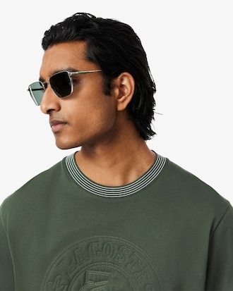 Camiseta em Malha de Algodão Bordada