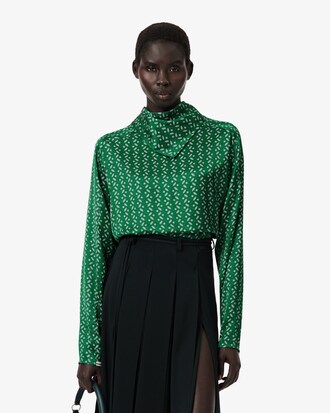 Camisa Oversize Estampada de Pasarela