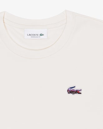 Remera Landscape con Cocodrilo Estampado Fit Relax